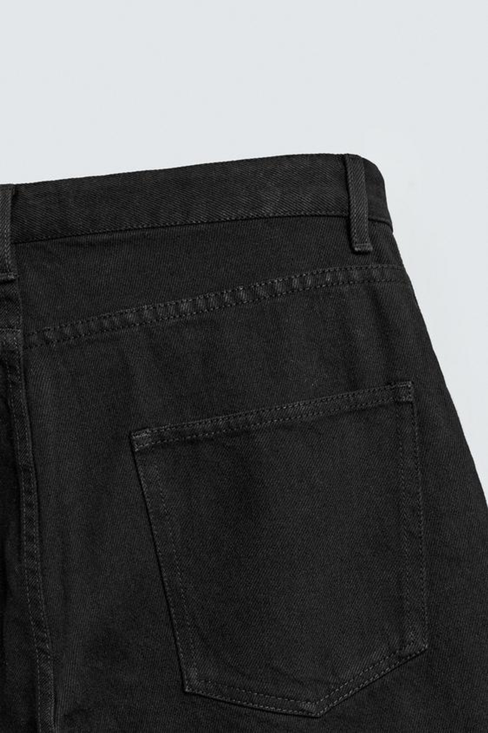 ZARA ХЛОПКОВЫЕ БРЮКИ REGULAR FIT, ЧЕРНЫЙ