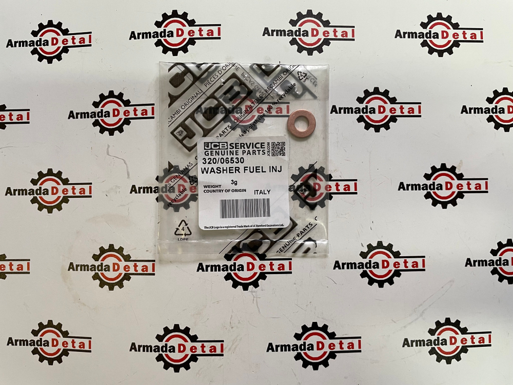 Шайба форсунки инжектора (медная) | 320/06530 | JCB