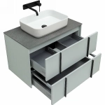 Тумба с раковиной Allen Brau Reality 80 1.32005.PWM папирус матовый