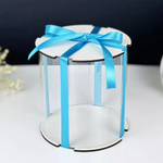 Упаковка для торта ТУБУС ПРЕМИУМ d-28 h-32 см (ЛХДФ БЕЛЫЙ)