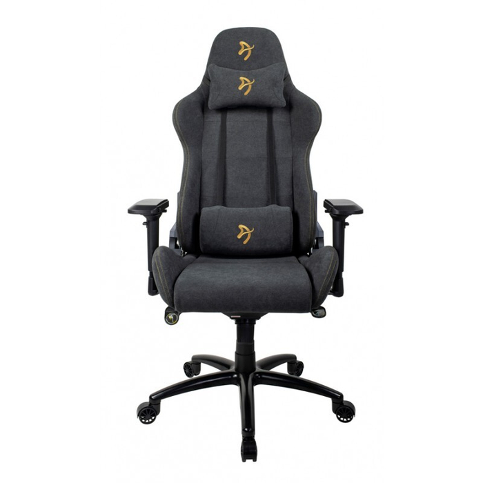 Компьютерное кресло (для геймеров) Arozzi Verona Signature Soft Fabric - Gold Logo (VERNAZZA-SFB-LG)