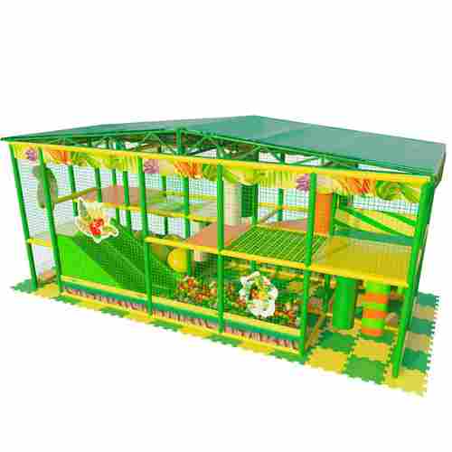 Детский уличный игровой лабиринт с крышей «Тропикана» 6,15×2,46×3,1 м