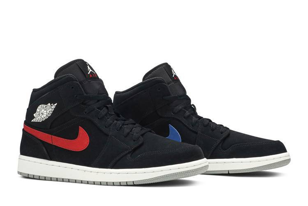 Кроссовки Jordan Air Jordan 1 Mid Black Red Royal