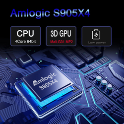 Приставка H96max X4, 4ГБ+32ГБ, 8K, Android TV