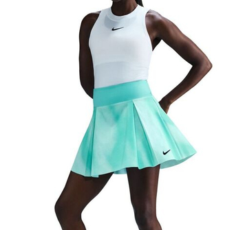 Теннисная юбка Nike Dri-Fit Advantage Regular Printed Tennis - Бирюзовый