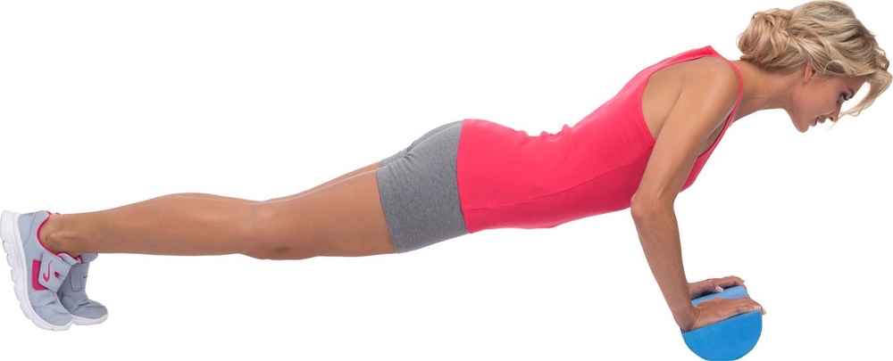 Полуцилиндр для фитнеса, йоги и пилатеса, 45 см