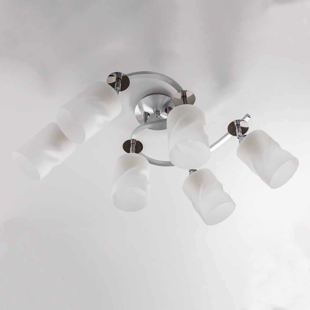 Citilux Сиерра CL119260 Люстра с поворотными плафонами Алюминий