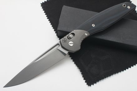 Нож Широгоров 110b S30V долы G10 3D черно-синяя