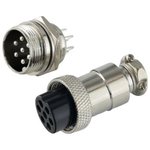 Авиационный разъем GX20 7Pin (штекер+гнездо)