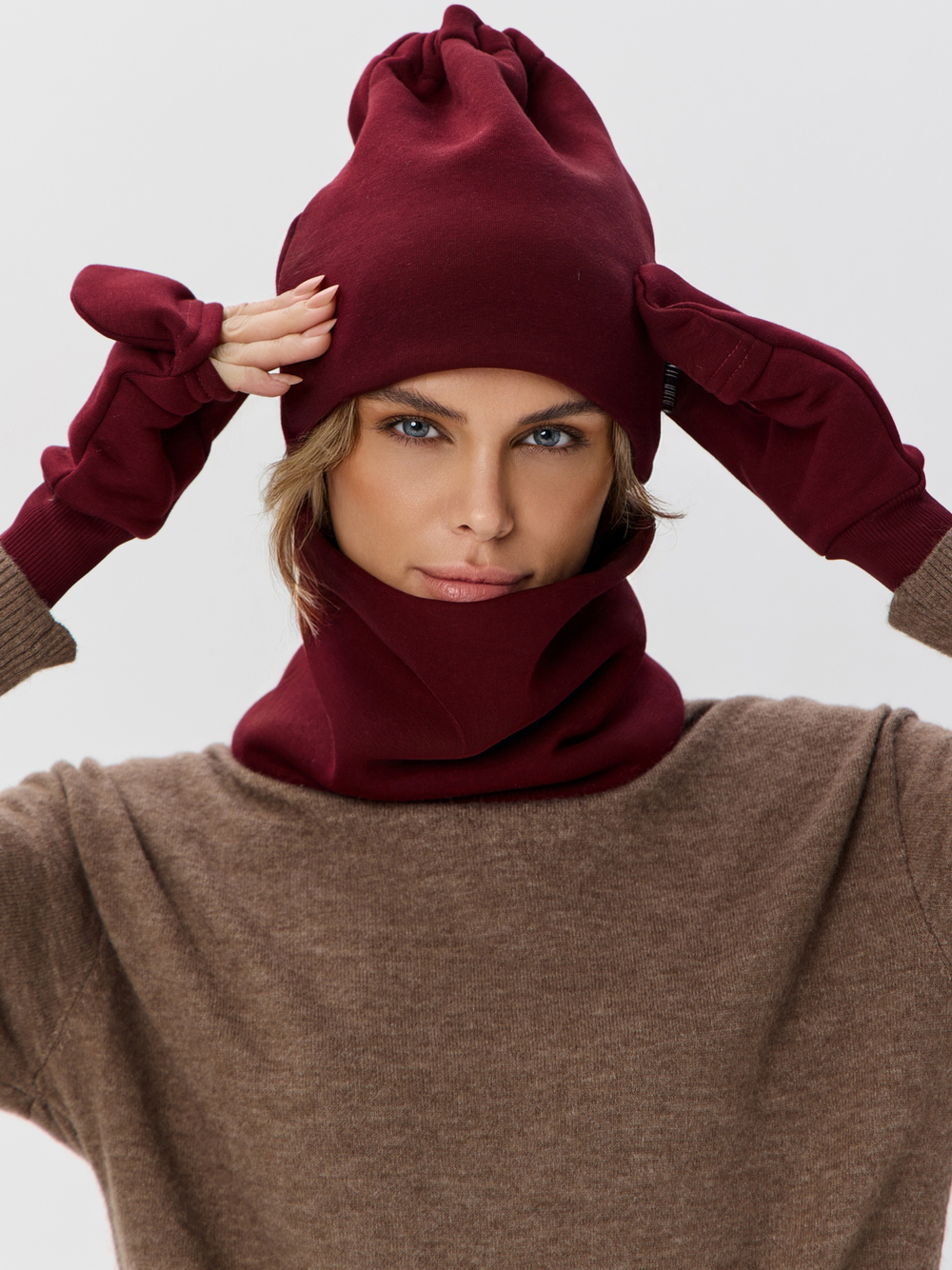 Снуд унисекс из футера с начесом