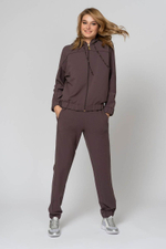 Практичный костюм из смесовой ткани (Размер: M) (Цвет: коричневый)