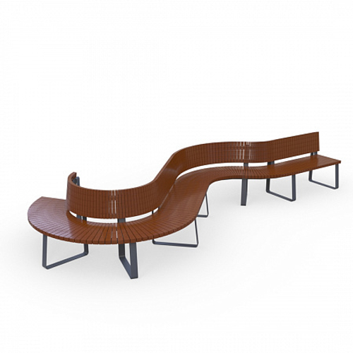 Скамейка Змейка