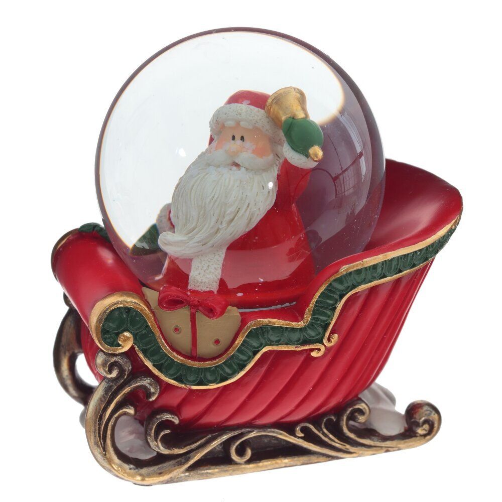 GAEM Фигурка декор в стекл шаре "Дед Мороз", D6 см, L9,5 W7 H9,5 см, 2в.