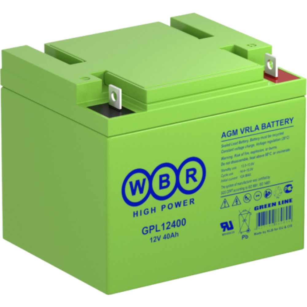 Аккумулятор WBR GPL12450
