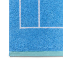 Полотенце теннисное Wimbledon Tennis Court Cotton Bath - sky blue/white