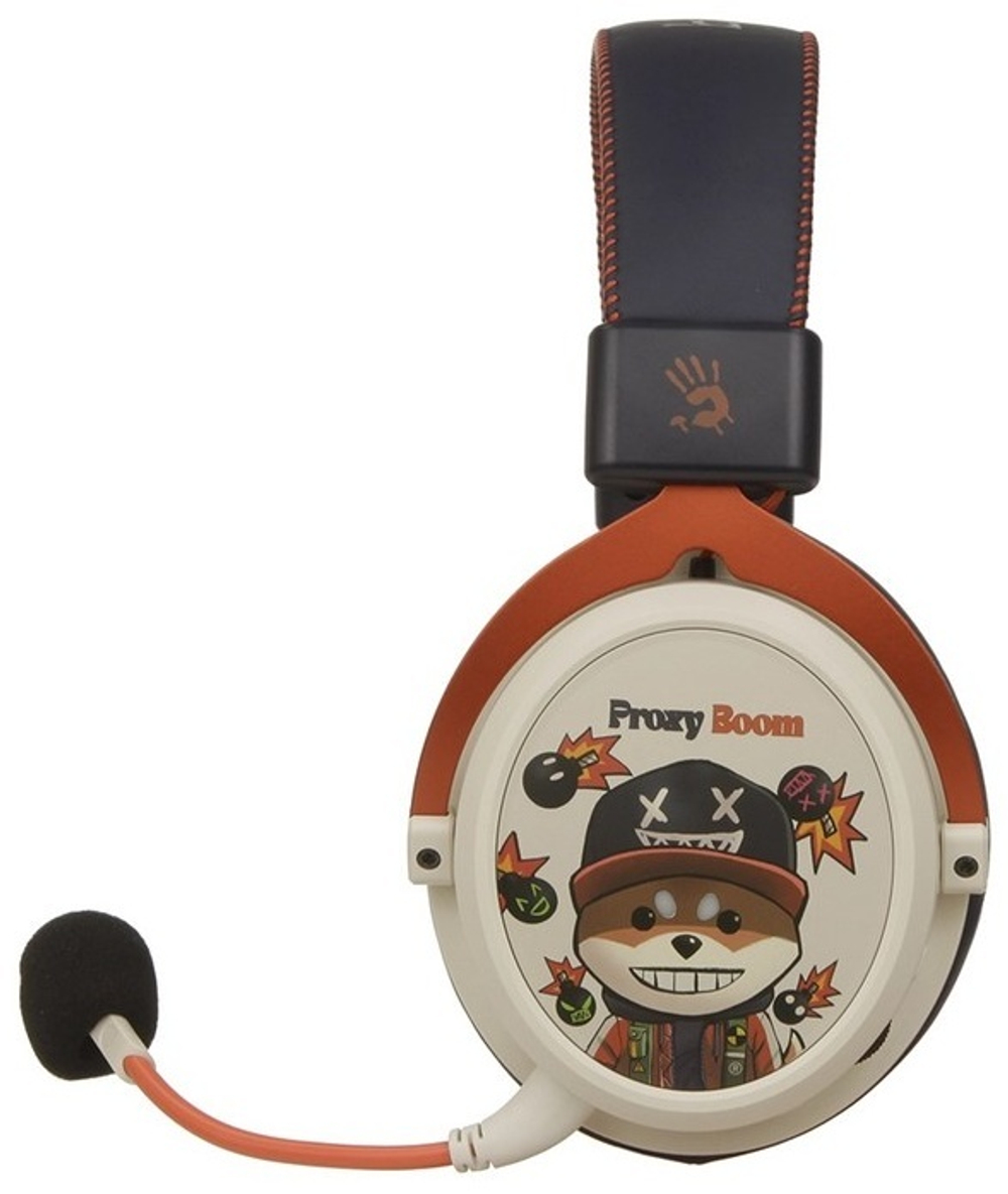 Наушники A4Tech Bloody MR595 Proxy Boom белый