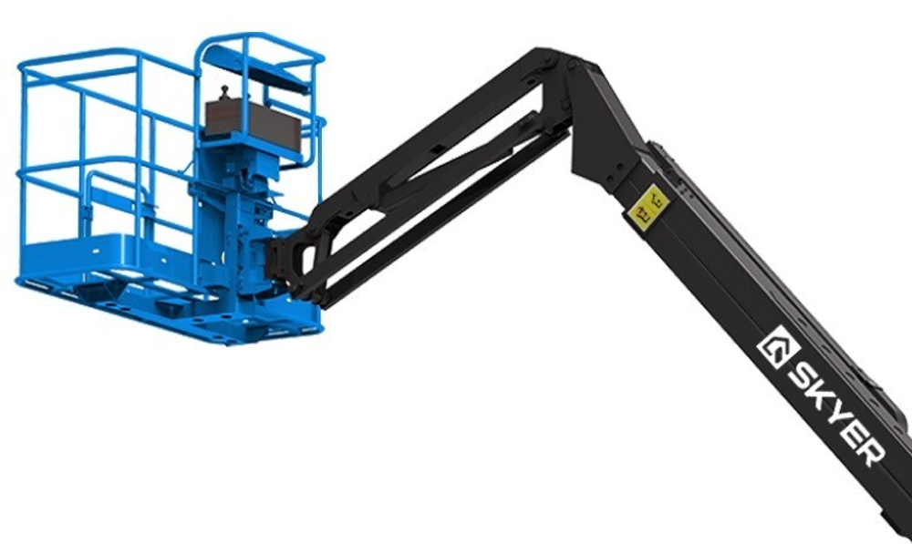 Передвижной телескопический подъемник SKYER DKP1725 самоходный коленчатый дизельный