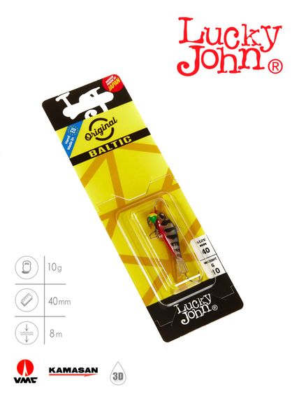 Балансир Lucky John BALTIC 4 с тр. 40мм/114 блистер