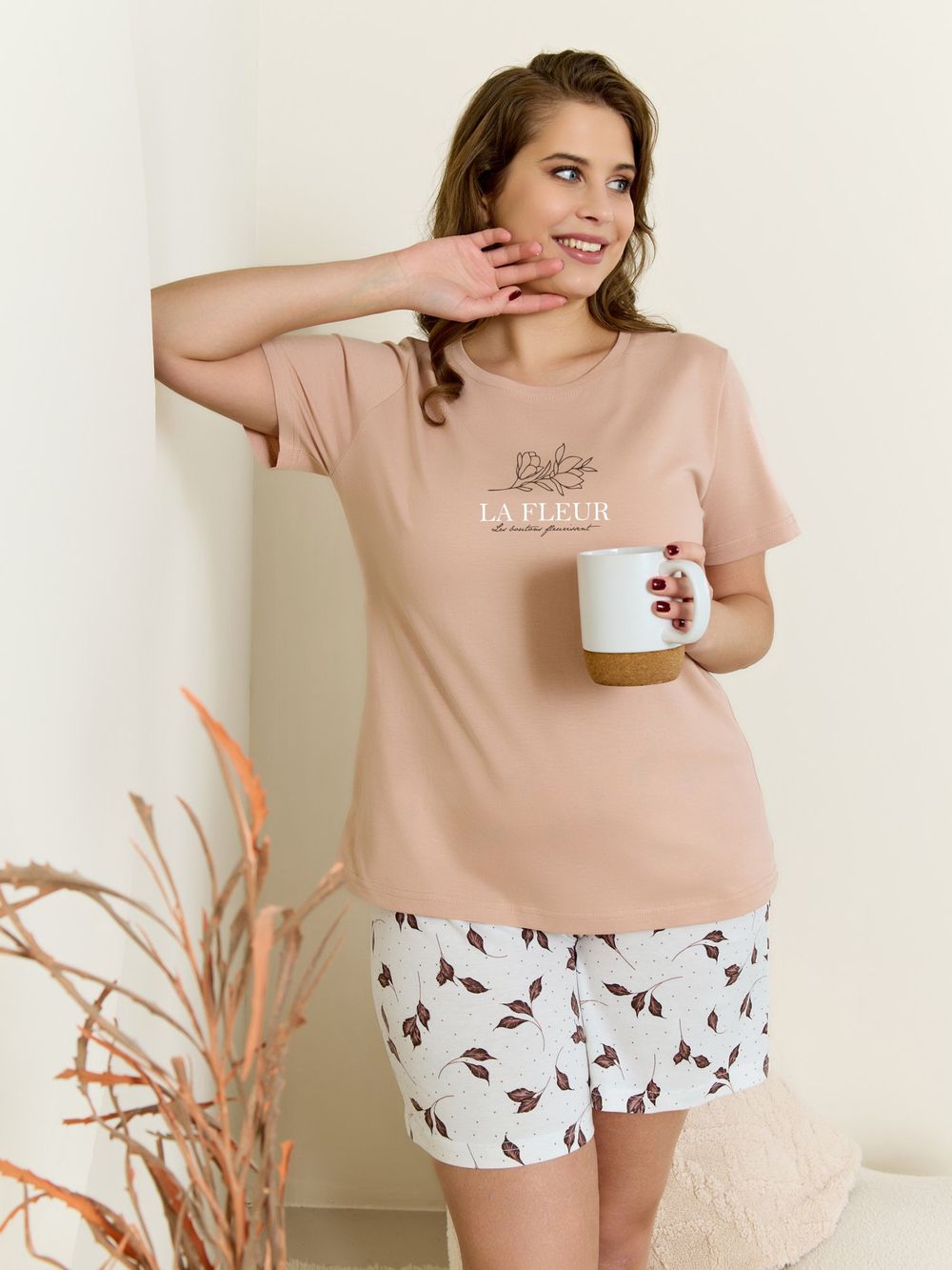 Пижама Рельеф-3 Виотекс БЕЖЕВЫЙ