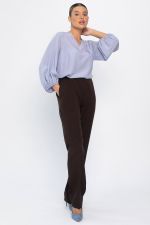 Брюки на резинке Эльда (коричневые) Б14332-9М LT Collection