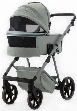 Детская коляска Adamex Delta Natura 2 в 1 DN-8-MINT (МЯТА)