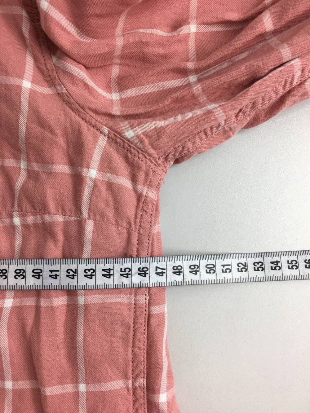 Рубашка H&M хлопковая в клетку 40 размер