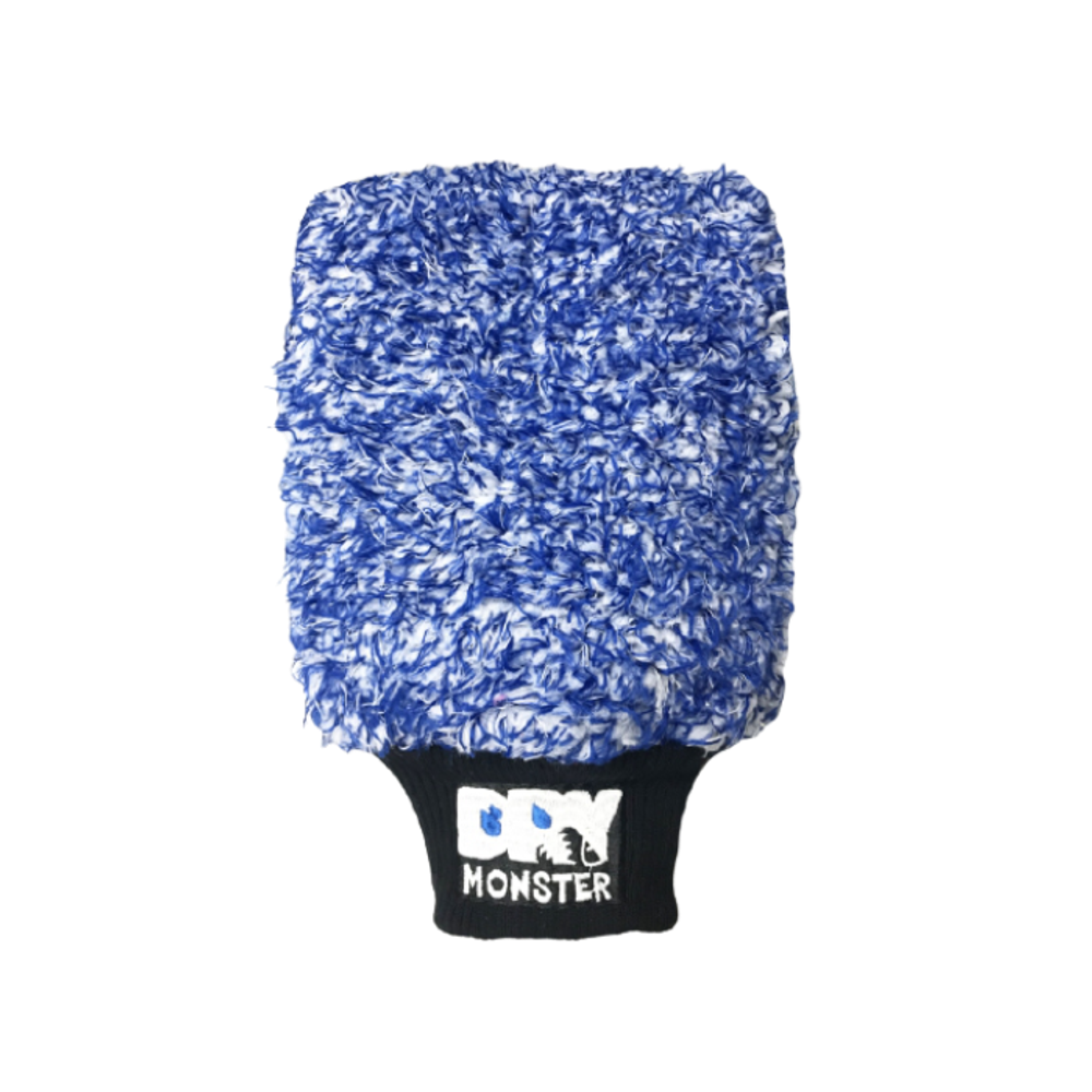 Dry Monster DMM-B - Синяя микрофибровая варежка для мойки MITT