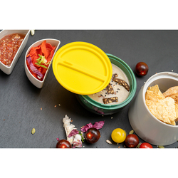 Супница 800мл Smart Solutions Meals светло-серая/зеленая