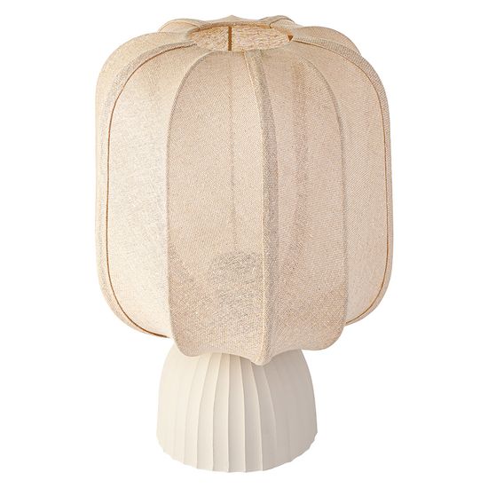 Лампа настольная texture rib, 27х39 см, бежевая