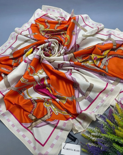 Щёлковый платок HERMES