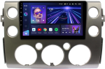 Магнитола для Toyota FJ Cruiser 2005-2022 (рамка серая) - Teyes CC3 монитор 9" QLED на Android 10, ТОП процессор, 4Гб+32Гб, CarPlay, 4G SIM-слот