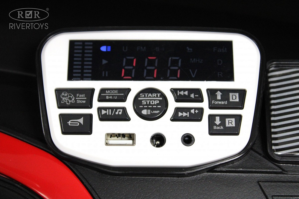 Детский электромобиль RiverToys G007GG черный