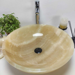 Раковина из оникса Bowl Yellow Big BO-60960 50*50*15