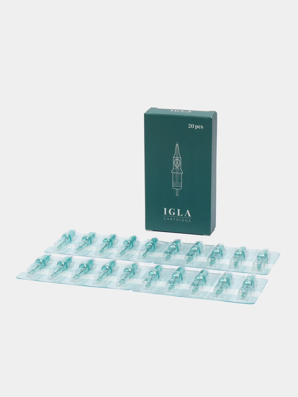 Картридж для татуажа Алёны Пестовой "IGLA Round Liner 30/1RLLT" упаковка 20 шт.