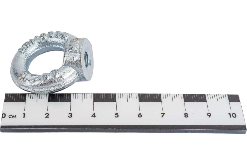 РЫМ-ГАЙКА СТРОЙБАТ DIN 582  8ММ (БЕЛЫЙ ЦИНК 1 ШТ)