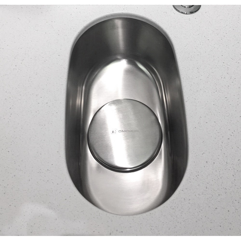 Декоративная накладка для выпуска в цвете нержавеющая сталь