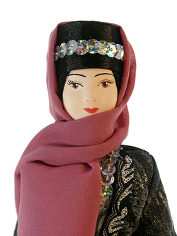 Кукла фарфоровая коллекционная Татарка