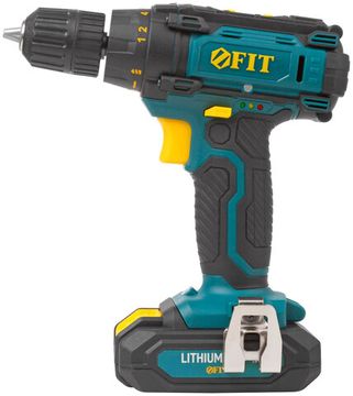 Дрель-Шуруповерт акк. 18 В; 0-450/1550 об/мин; 29 Нм; 2 (Li-Ion) 1,3 Ач; 1,5 ч.; рез. накл.; кейс