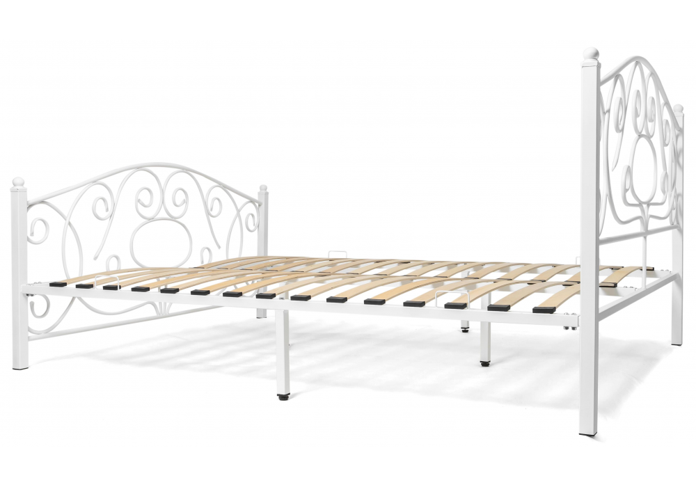 Полутораспальная кровать Викси 140х200 белая