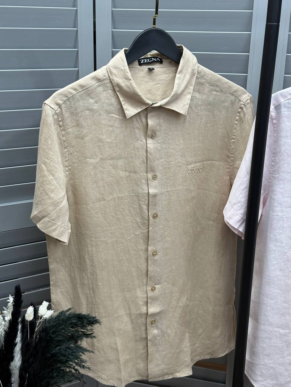 Льняная рубашка Zegna