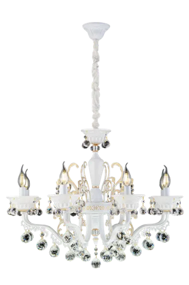 5117/8 WH+GD (1) Люстра Veneto Luce