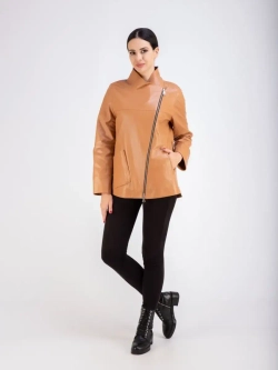 Кожаная куртка демисезонная косуха