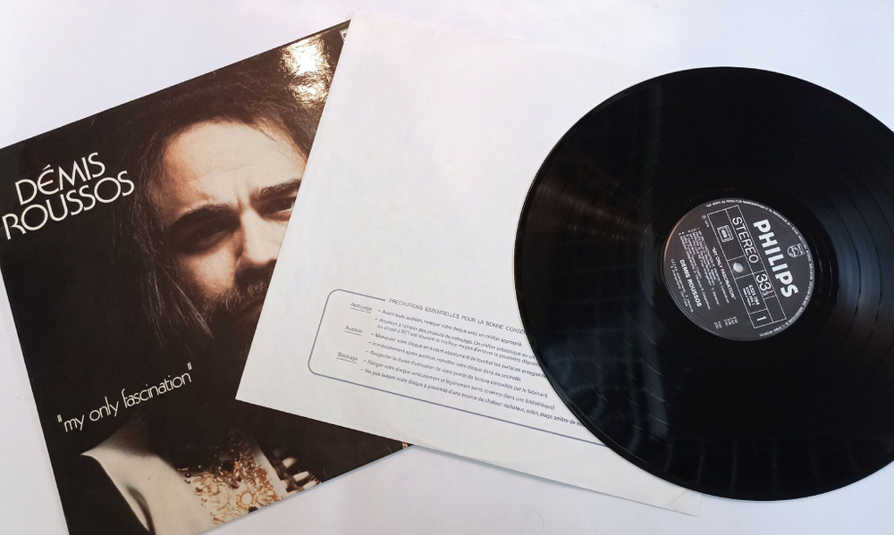 Винтажная виниловая пластинка LP Demis Roussos Демис Руссос My Only Fascination (France 1974)