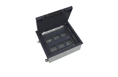 MultiDesk Люк на 12 модулей IP40 для бетонных полов с монтажной коробкой, тип MDK10