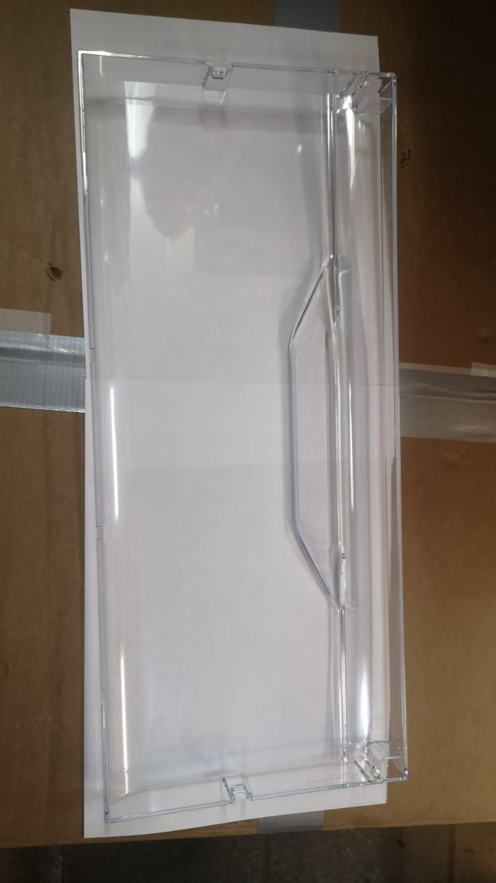 Панель ящика 198*456мм морозильной камеры прозрачный Ariston, Indesit C00385667, C00372744, 385667, 372744