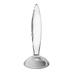 Стеклянный фаллоимитатор Satisfyer Sparkling Crystal, прозрачный