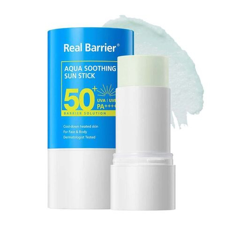 Увлажняющий солнцезащитный стик Real Barrier Aqua Soothing Sun Stick SPF50+ PA++++. 21гр.