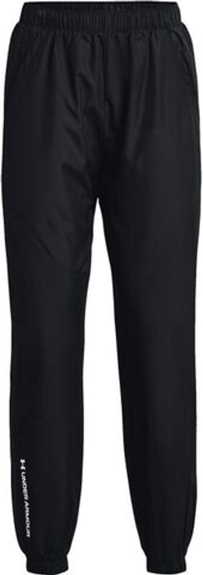 Женские теннисные брюки Under Armour Women's Rush Woven Pant - black/white