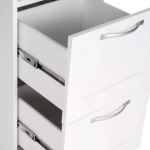 Сириус Стеллаж 2 ящика 390х350х1900 Белый