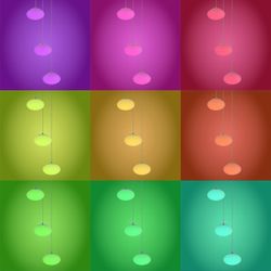 Citilux ATMAN SMART CL226A033 LED RGB Умная каскадная люстра Бронза